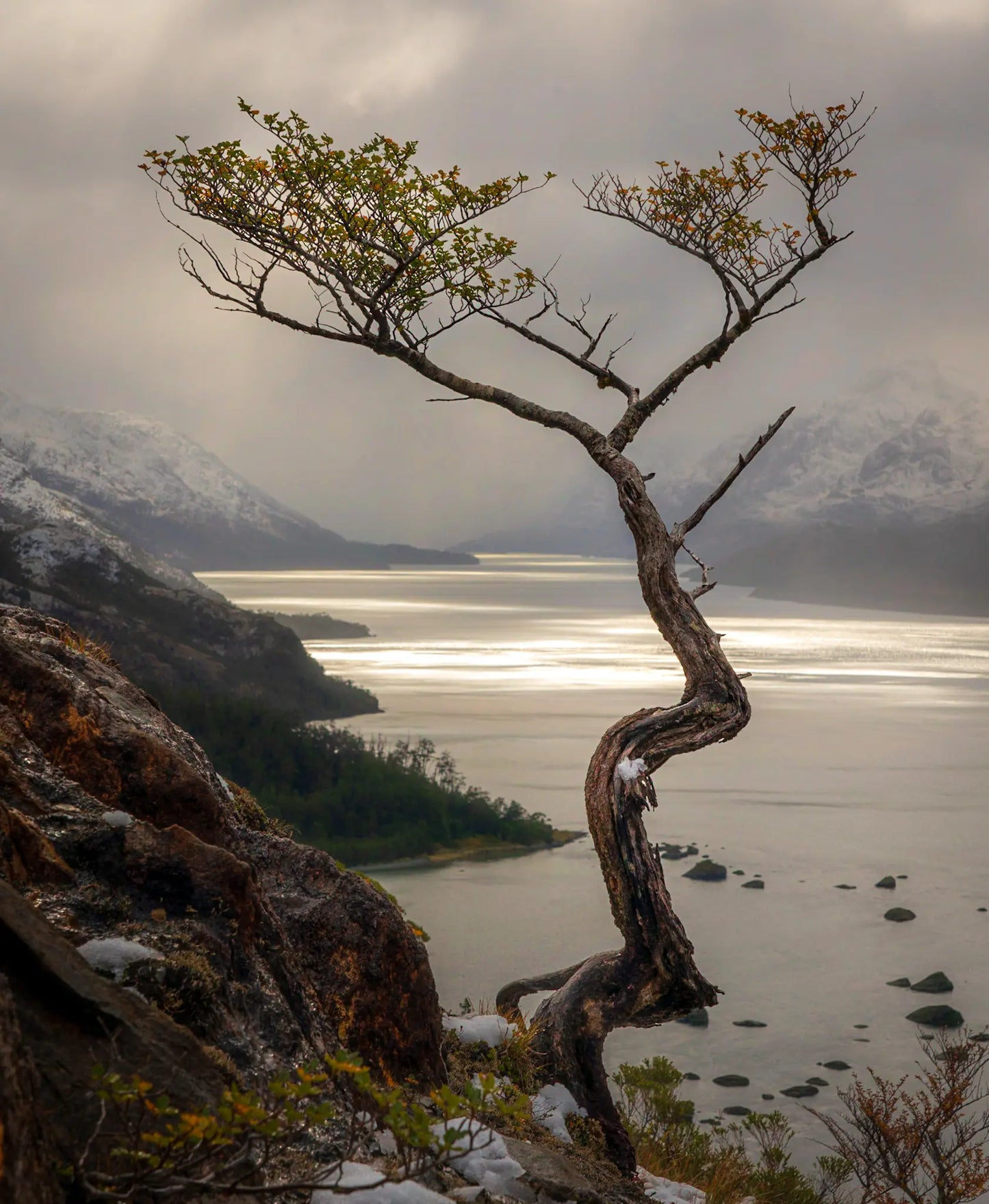 Hiking the walls of the fjord is difficult, as there are not trails.